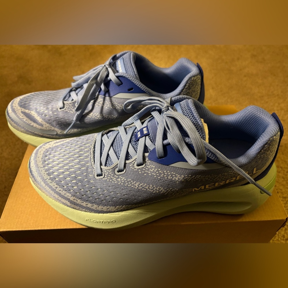 Merrell Women’s Cornflower Blue Morphlite Tennis Shoes - Picture 2 of 10